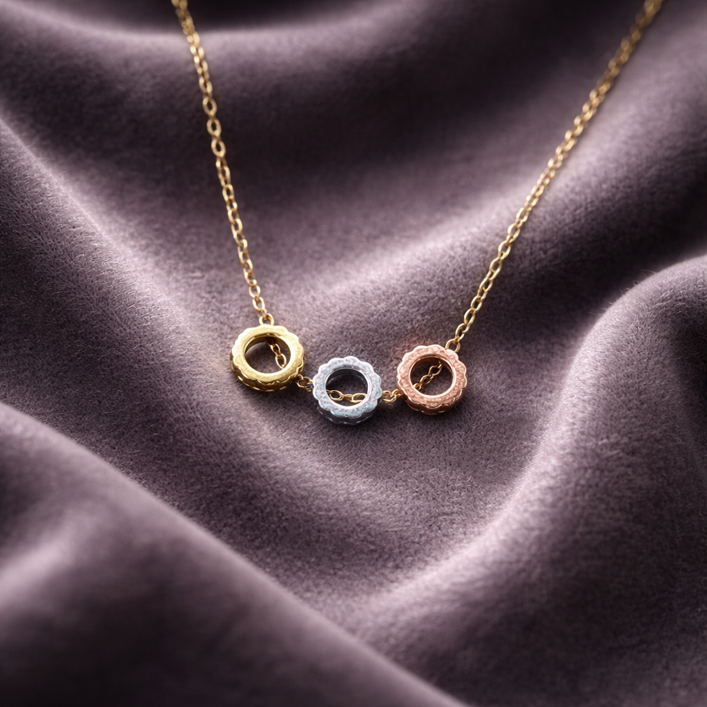 Trio Bloom Necklace