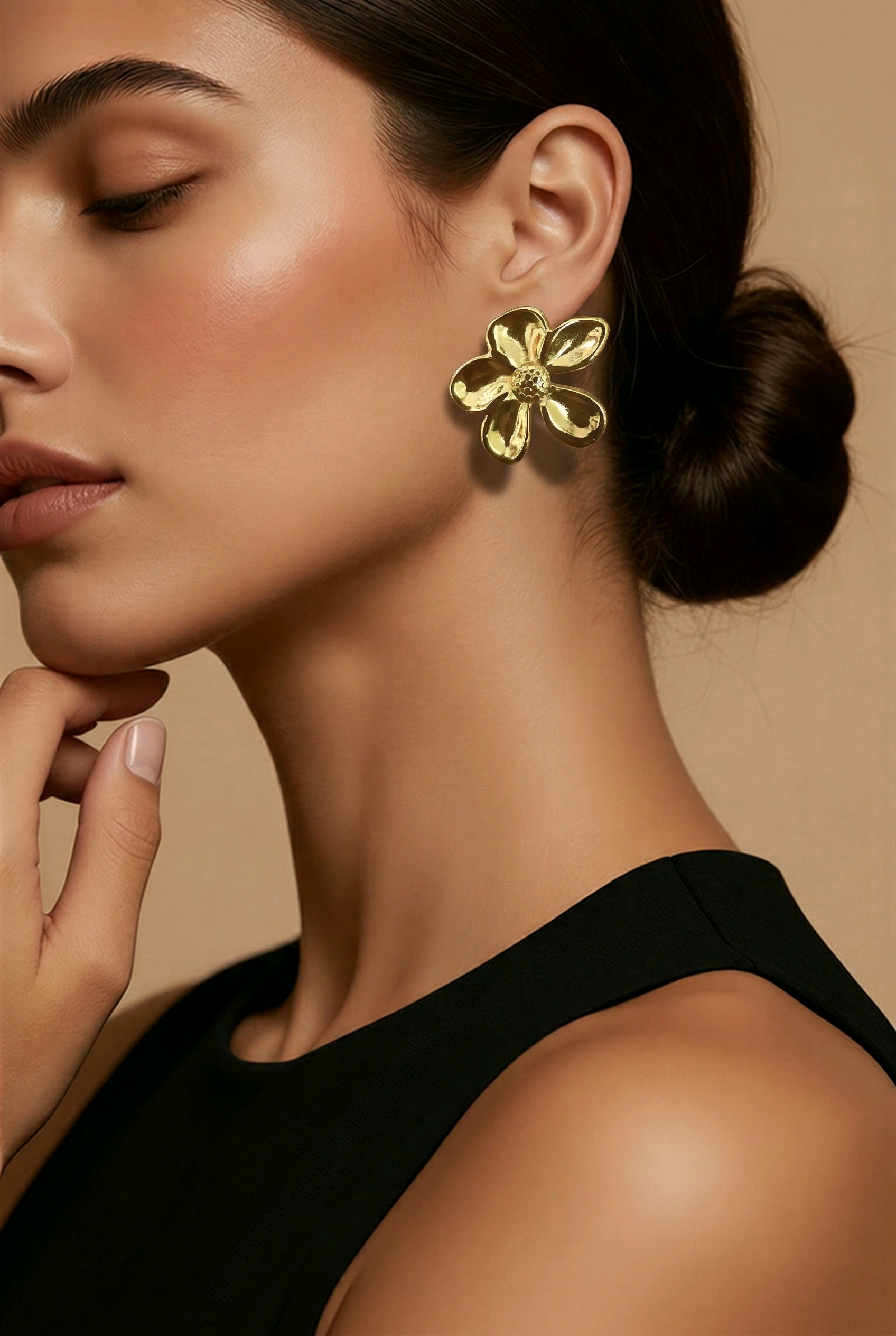 Golden Bloom Studs
