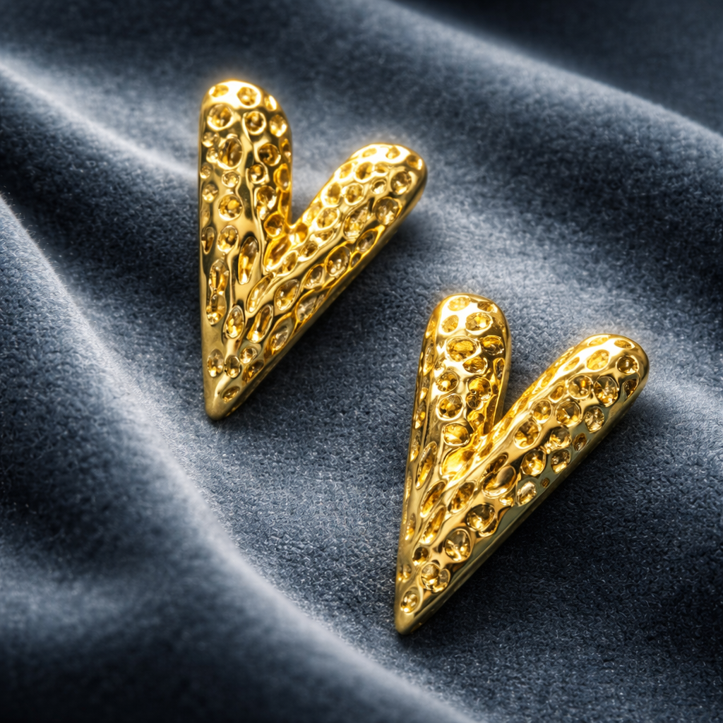 Velora V Statement Earrings
