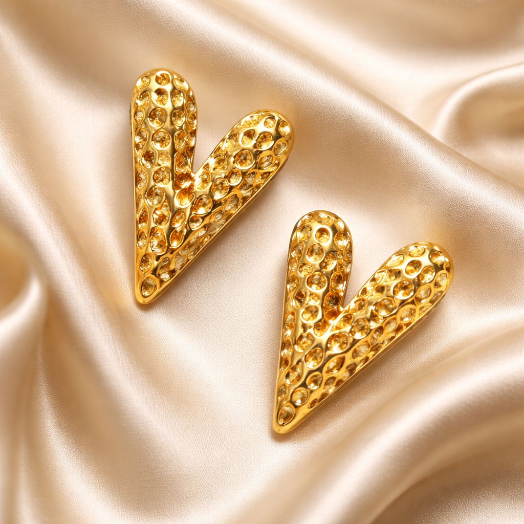 Velora V Statement Earrings