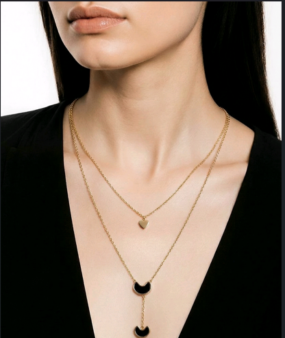 Midnight Muse Layered Necklace