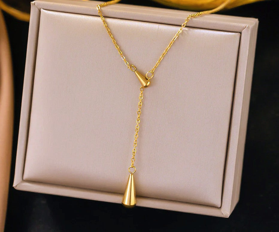 Celeste Drop Pendant Necklace