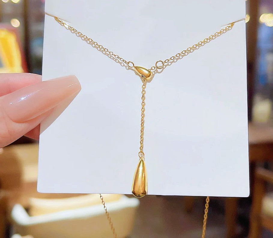 Celeste Drop Pendant Necklace