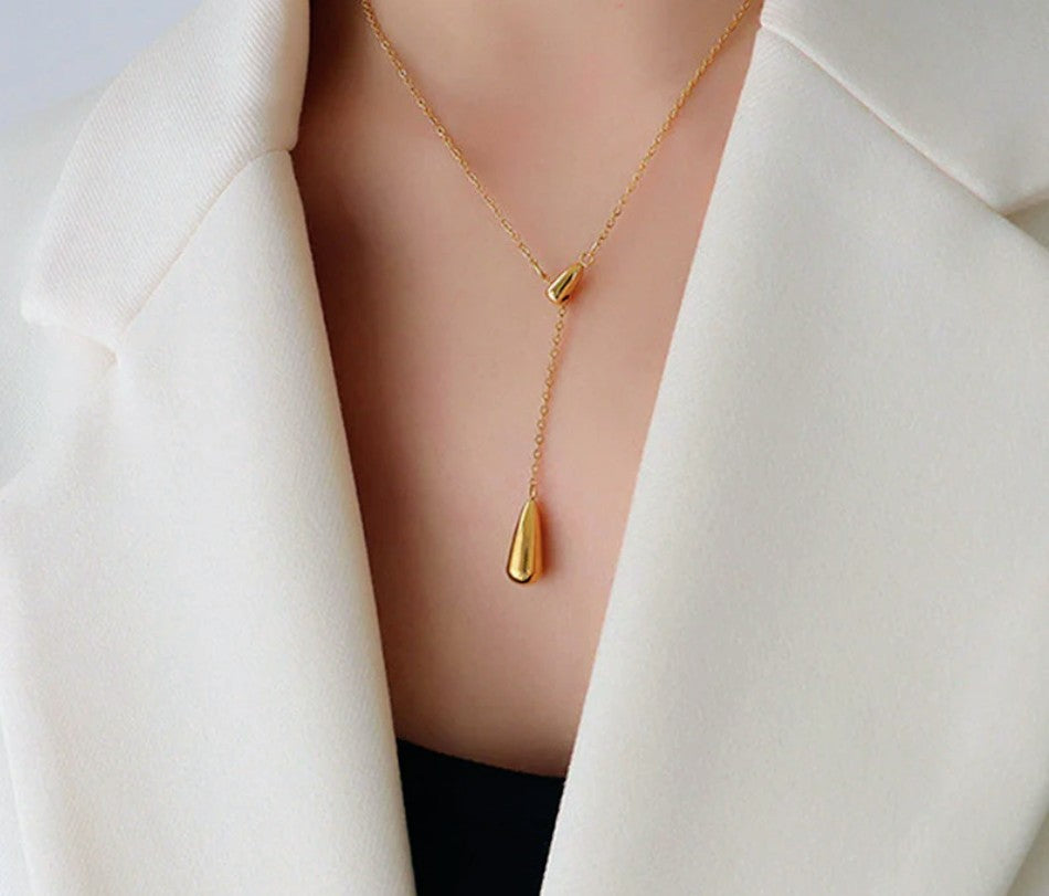 Celeste Drop Pendant Necklace