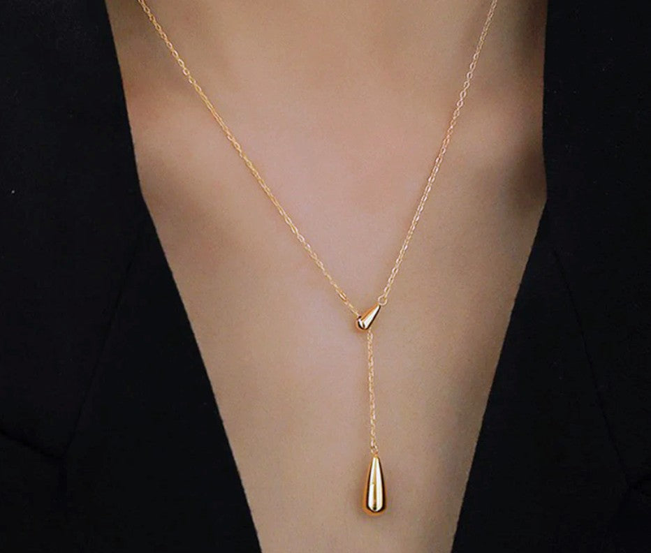 Celeste Drop Pendant Necklace