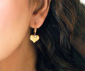 Amora Heart Hoops