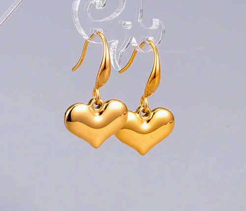 Amora Heart Hoops
