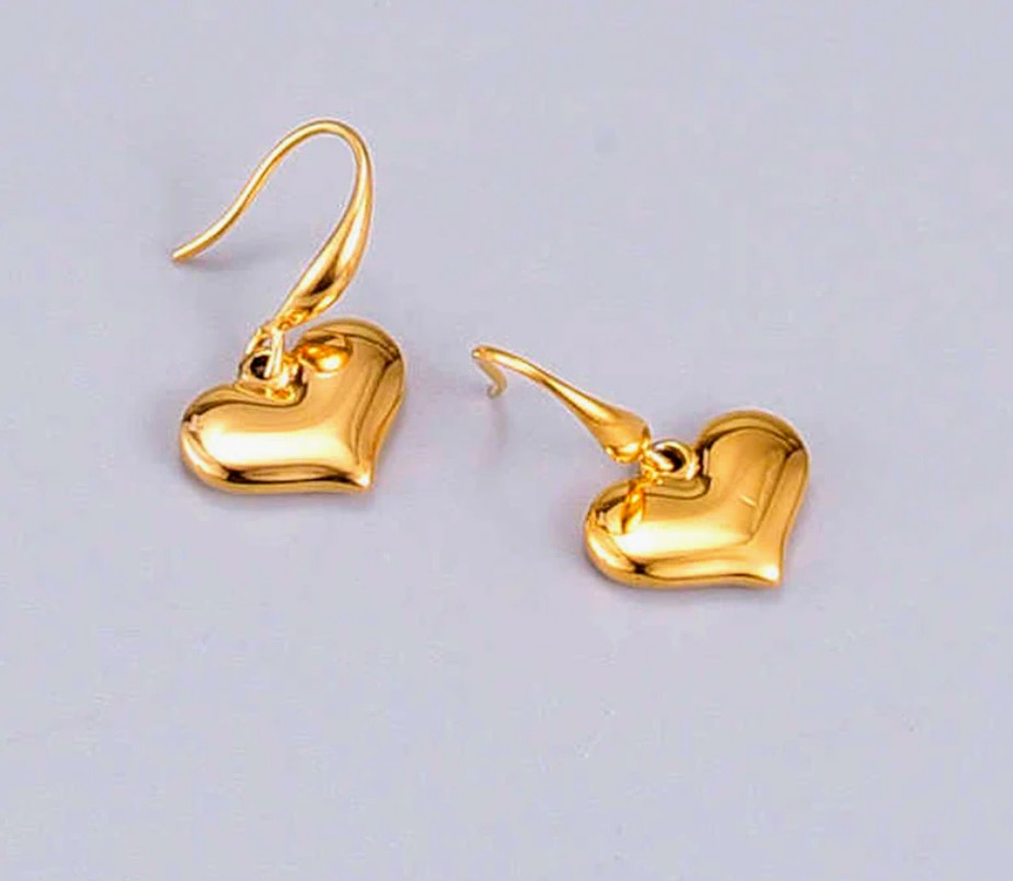 Amora Heart Hoops
