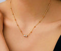 Starlit Duo Beaded Necklace