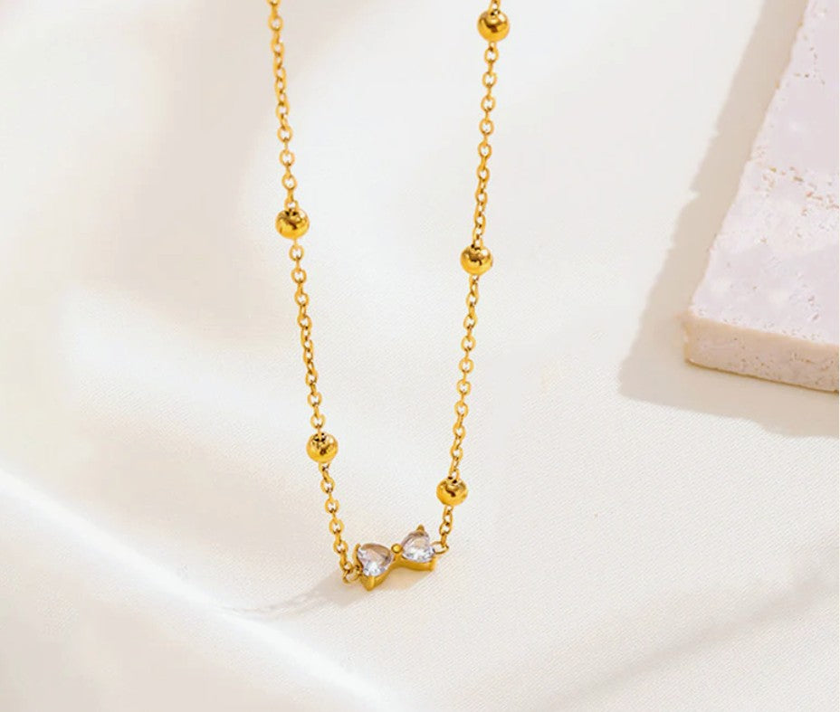 Starlit Duo Beaded Necklace