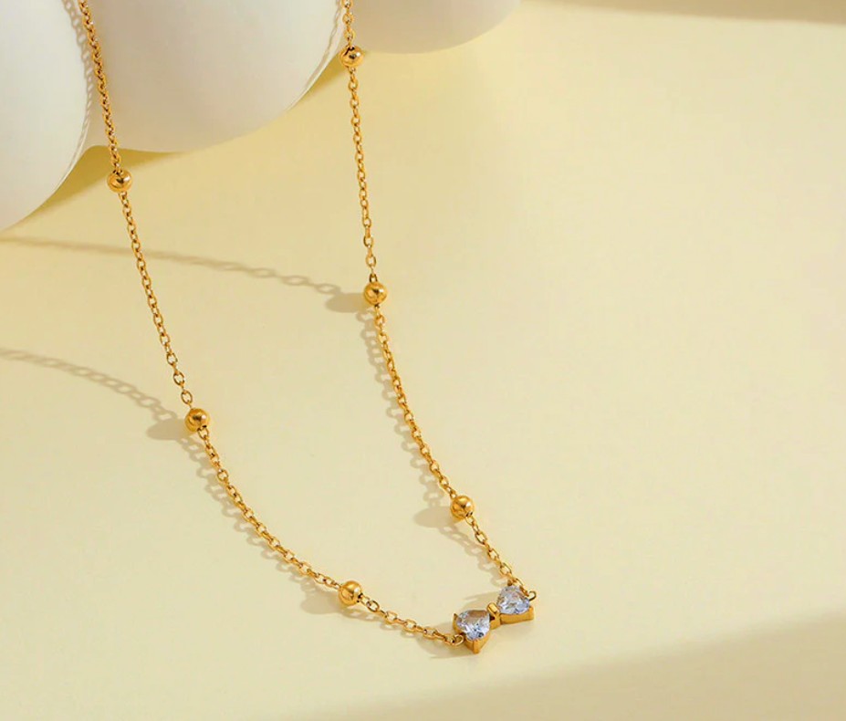 Starlit Duo Beaded Necklace