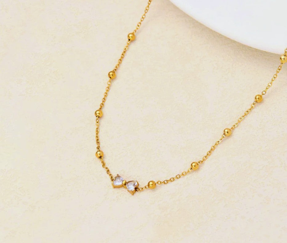 Starlit Duo Beaded Necklace